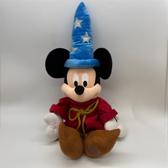 Disney Store Other - Disney Sorcerer Mickey Mouse Fantasia Plush Wizard Hat Toy